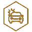 Icon representing crime scene reconstruction