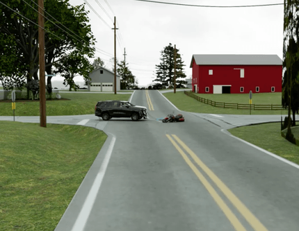 Gary Pellegrino crash intersection scene