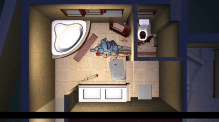 Oscar Pistorius case bathroom reconstruction